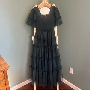 JessaKae Green Senna Tulle Dress